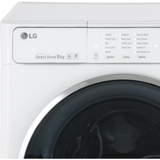 review of LG F14U1TCN2 8Kg Washing Machine with 1400 rpm